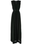 P.a.r.o.s.h. Selene Dress, Women's, Size: M, Black, Polyester/silk