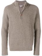 Paul & Joe Ribbed Pullover - Brown