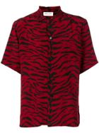 Saint Laurent Animal Print Shirt - Red