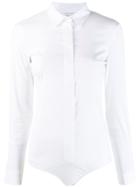 Patrizia Pepe Shirt Bodysuitc - White