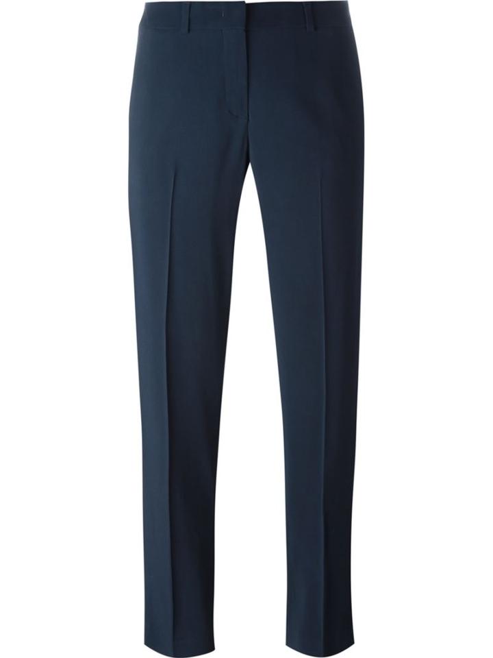 Ermanno Scervino Slim Fit Trousers, Women's, Size: 40, Blue, Spandex/elastane/acetate/cupro/viscose