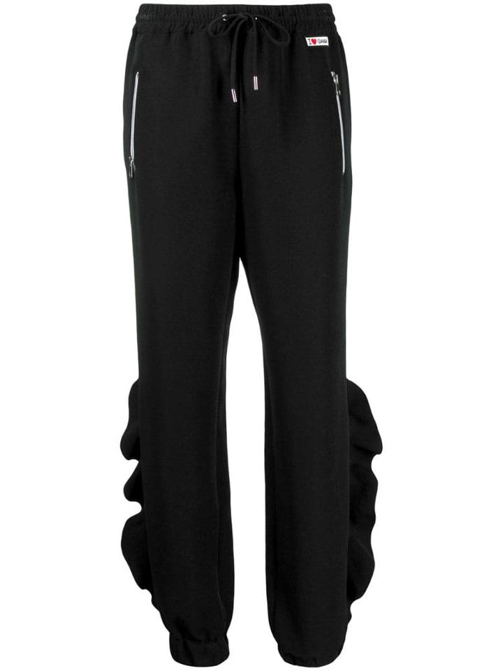Giamba Drawstring Track Trousers - Black