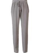 Elie Tahari Tassel Detail Trousers