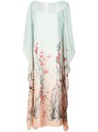 Vionnet Blossom Print Shift Dress - Blue