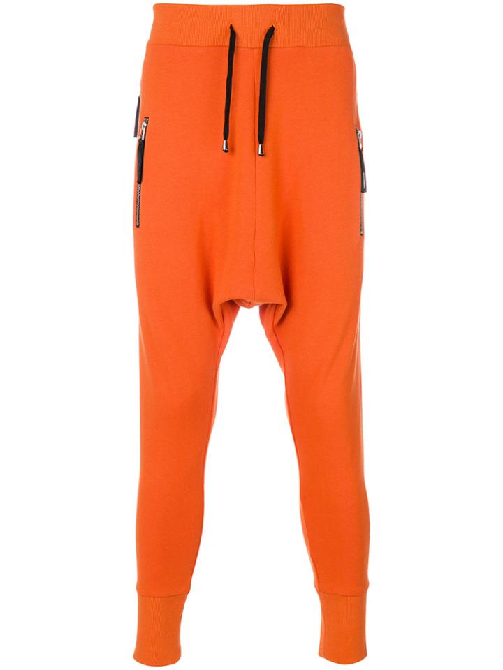 Unconditional Sarrouel Slim Trousers - Yellow & Orange