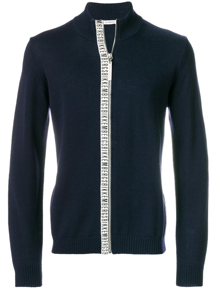 Dirk Bikkembergs Zipped Cardigan - Blue