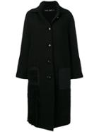 Proenza Schouler Oversized Single Breasted Coat - Black