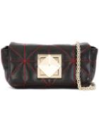 Sonia Rykiel Quilted Shoulder Bag, Women's, Black, Leather