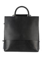 Building Block Flat Backpack - Black