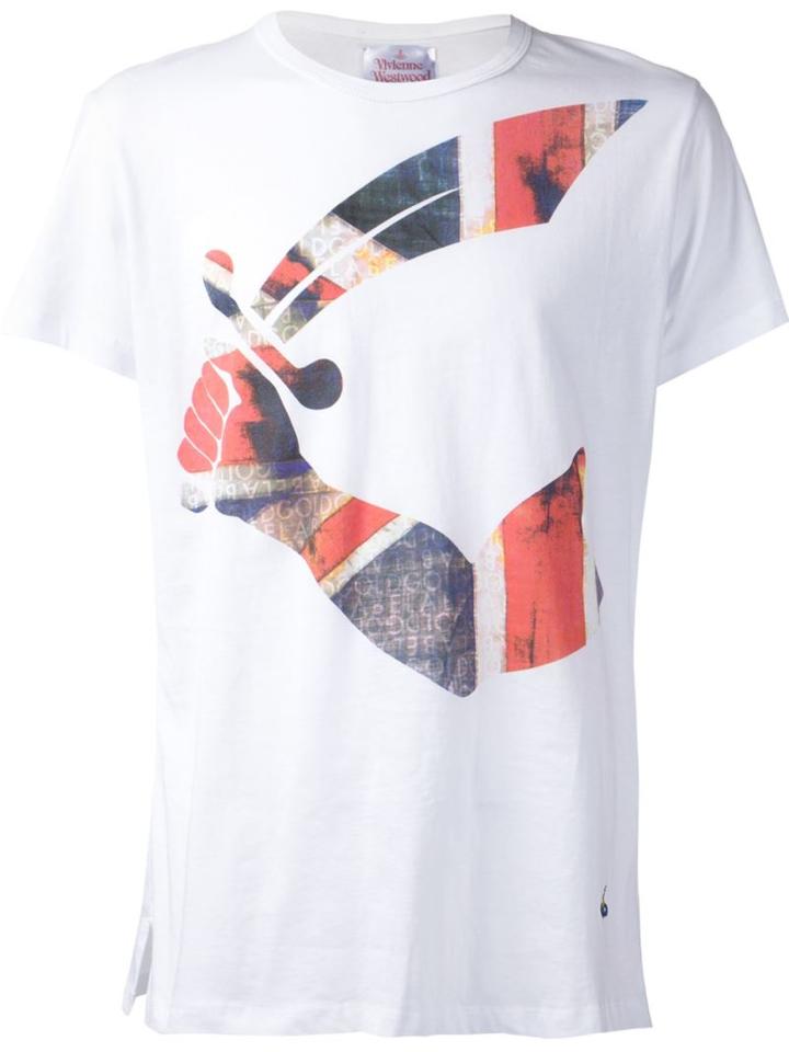 Vivienne Westwood Printed T-shirt, Adult Unisex, Size: Xl, White, Cotton