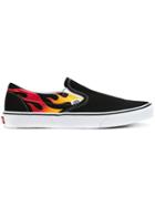 Vans Flame Slip-on Sneakers - Black