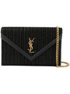 Saint Laurent Square Clutch Bag - Black