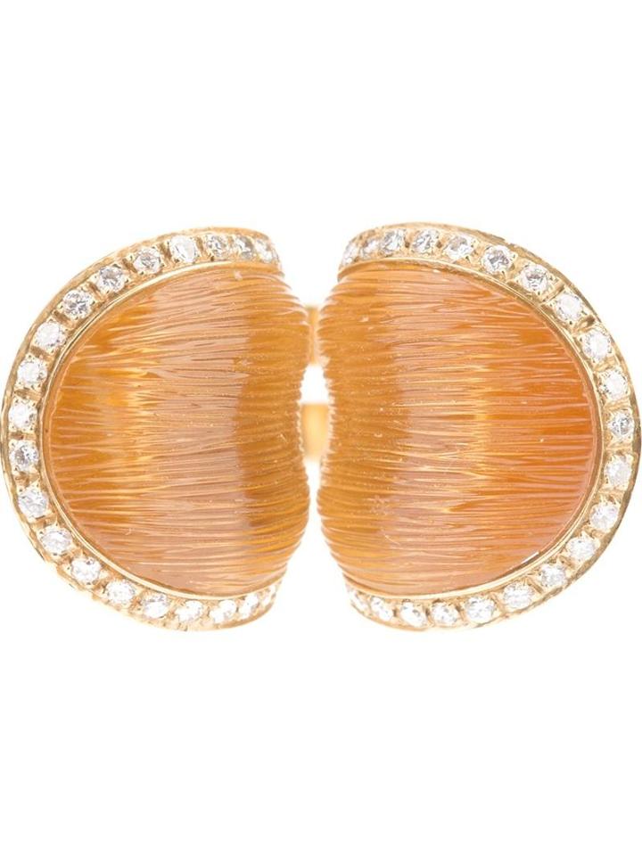 Pascia Citrine And Diamond Ring