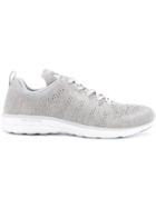 Apl Perforated Lace-up Sneakers - Black