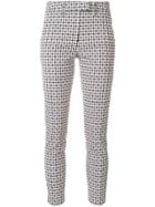 Dondup Pattern Print Slim-fit Trousers - Nude & Neutrals