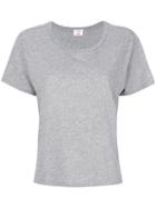 Re/done - Plain T-shirt - Women - Cotton - L, Grey, Cotton