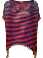 Issey Miyake Printed Tunic Top, Women's, Size: 2, Polyester