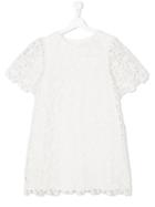 Chloé Kids Crochet-style Dress - White