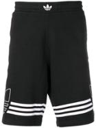 Adidas Outline Track Shorts - Black
