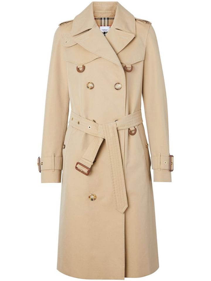 Burberry D-ring Gabardine Trench Coat - Neutrals