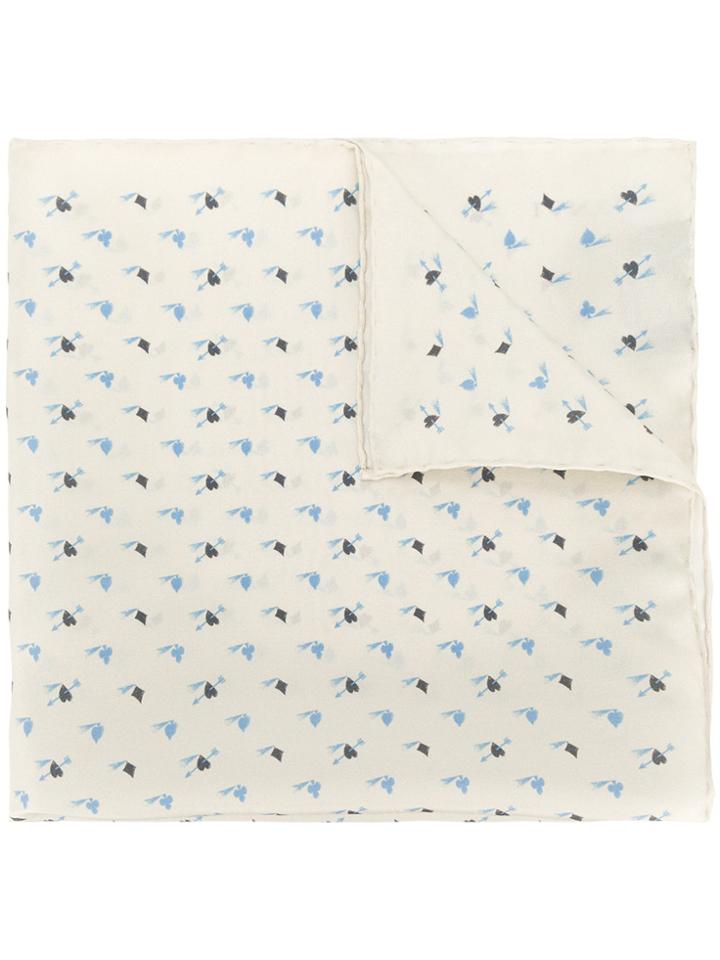 Lanvin Suits Print Pocket Square - Nude & Neutrals