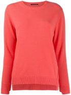 Luisa Cerano Crew Neck Jumper - Pink