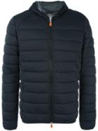 Save The Duck Padded Hooded Jacket, Men's, Size: Xl, Blue, Polyester/nylon