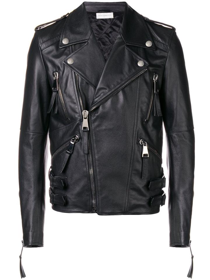 Faith Connexion Classic Biker Jacket - Black
