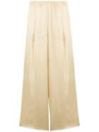 Forte Forte Elasticated Waistband Wide-legged Trousers - Neutrals