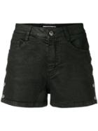 Ermanno Scervino Press Stud Detail Shorts - Black