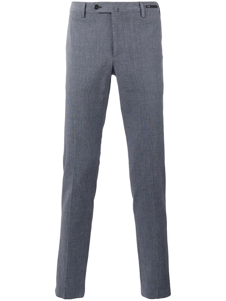 Pt01 Plain Chinos, Men's, Size: 50, Grey, Cotton/spandex/elastane