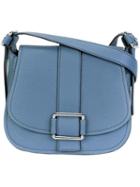 Michael Michael Kors Saddle Bag, Women's, Blue, Leather