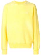 Stussy Embroidered Logo Sweatshirt - Yellow