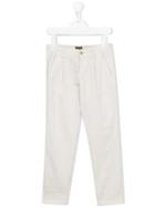 Tagliatore Junior - Smart Trousers - Kids - Cotton/spandex/elastane - 12 Yrs, White