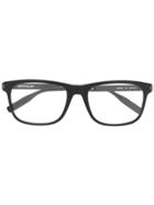 Montblanc Square-frame Glasses - Black