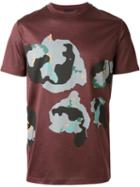 Lanvin Printed T-shirt, Men's, Size: Xxxl, Red, Cotton