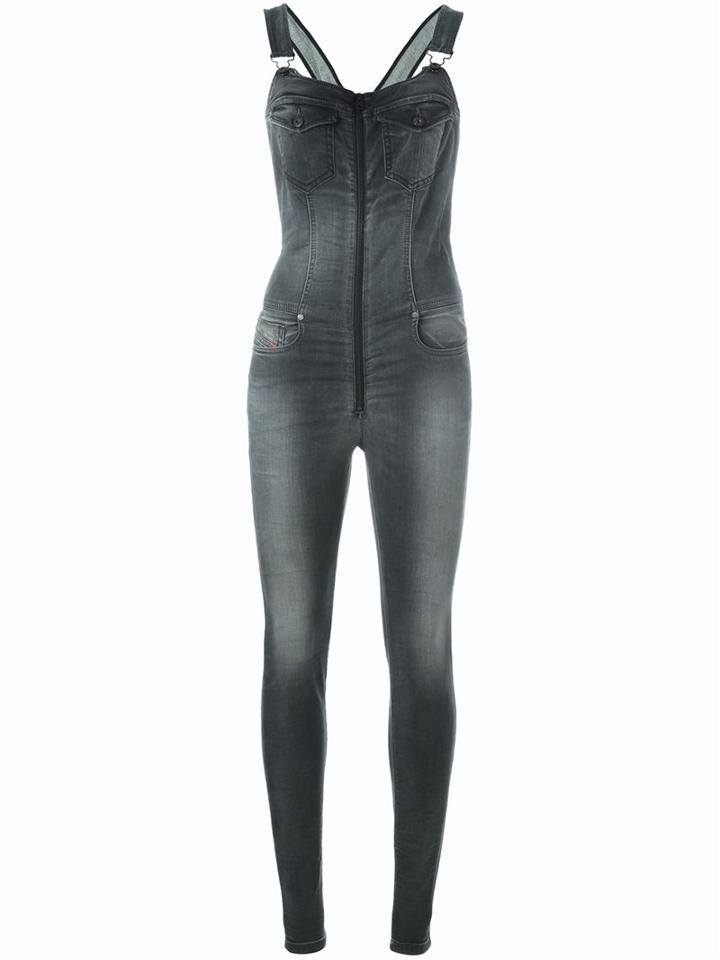 Diesel Front Zip Dungaress