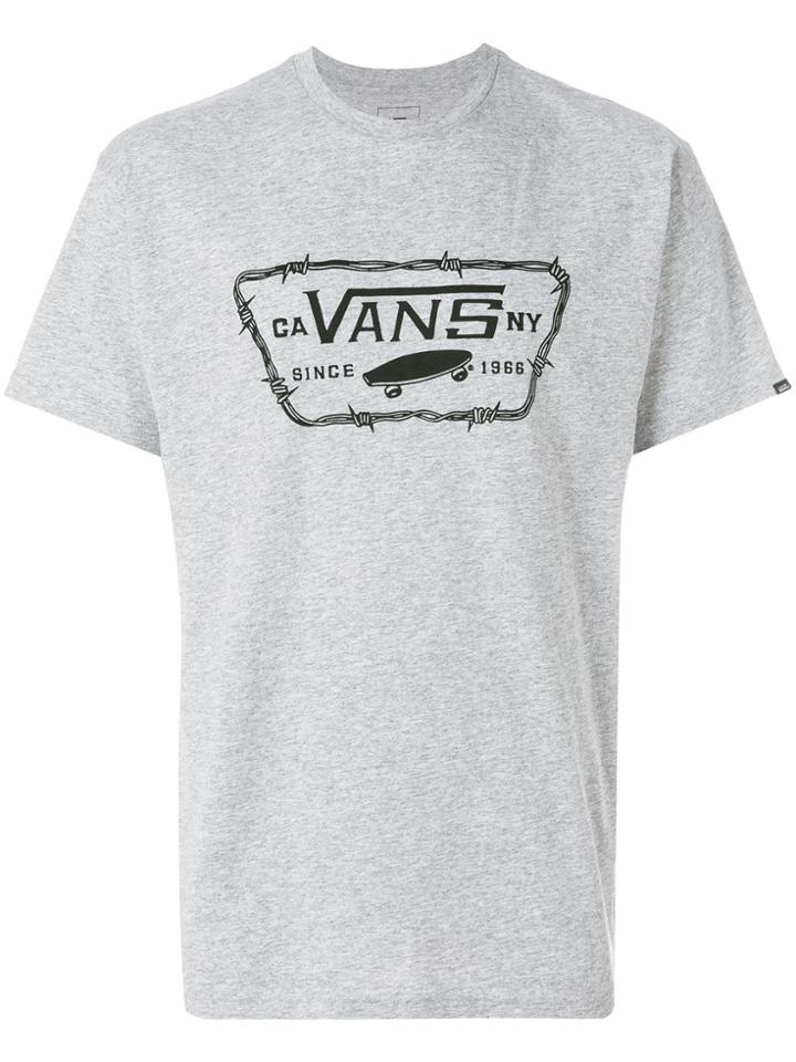 Vans Barbed Wire Logo T-shirt - Grey