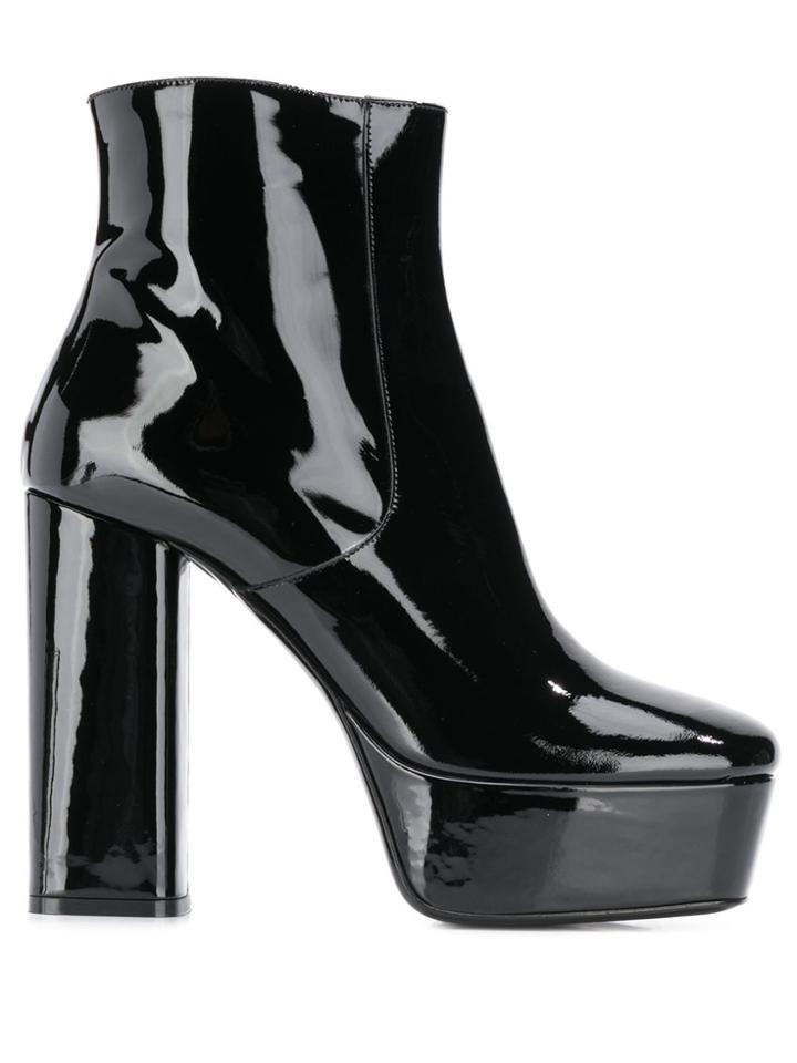 P.a.r.o.s.h. Patent Platform Boots - Black
