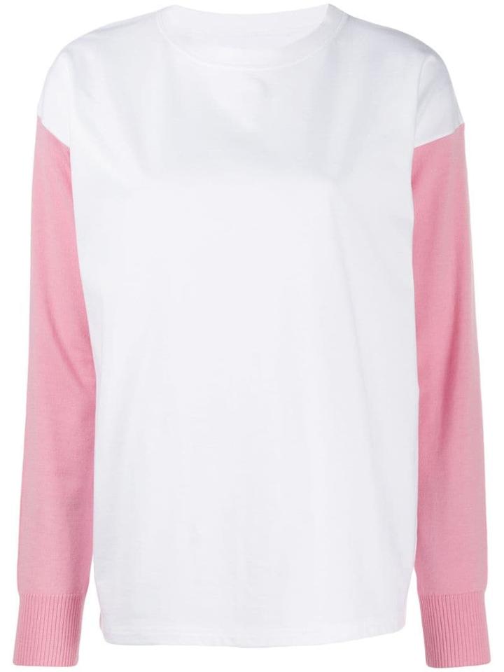 Mm6 Maison Margiela Colour Block T-shirt - White