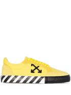 Off-white Vulcanized Low-top Sneakers - Yellow