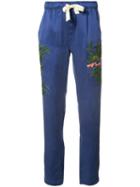 Maharishi - Aube Track Pants - Women - Silk - 8, Blue, Silk