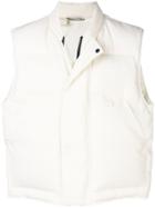 N. Hoolywood Oversized Padded Gilet - White