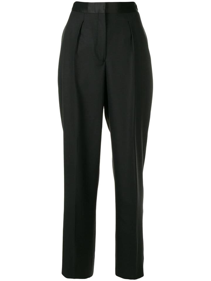 Officine Generale High Waist Trousers - Black