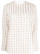 Chloé Mandarin Collar Shirt - White