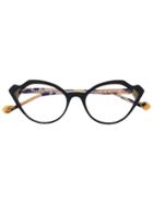 Face À Face Gipse1 Cat Eye Glasses - Black