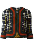 Gucci Cropped Knit Jacket, Women's, Size: 42, Wool/acetate/silk/viscose