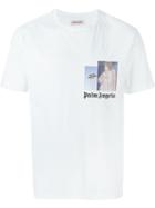 Palm Angels Photo Print T-shirt, Men's, Size: Xl, White, Cotton