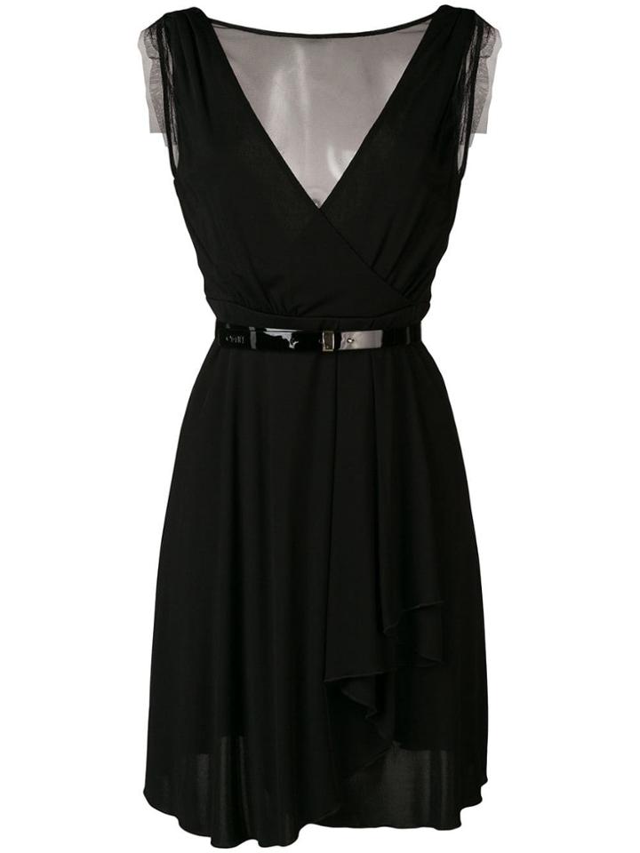 Liu Jo Ruffle Detail Dress - Black