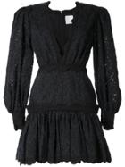 Acler Montana Ruffled Mini Dress - Black